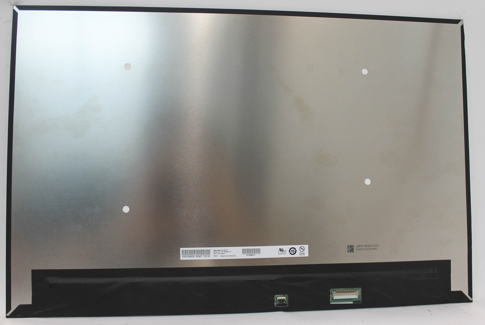 B170QAN01.4 AUO 17.3″ WQXGA 2560×1600 250Hz eDP 40Pin LCD Grade A