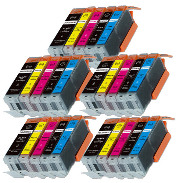 25 PK New Ink Set with chip for Canon Series 250 251 MX922 MG5622 MX920 MG6622