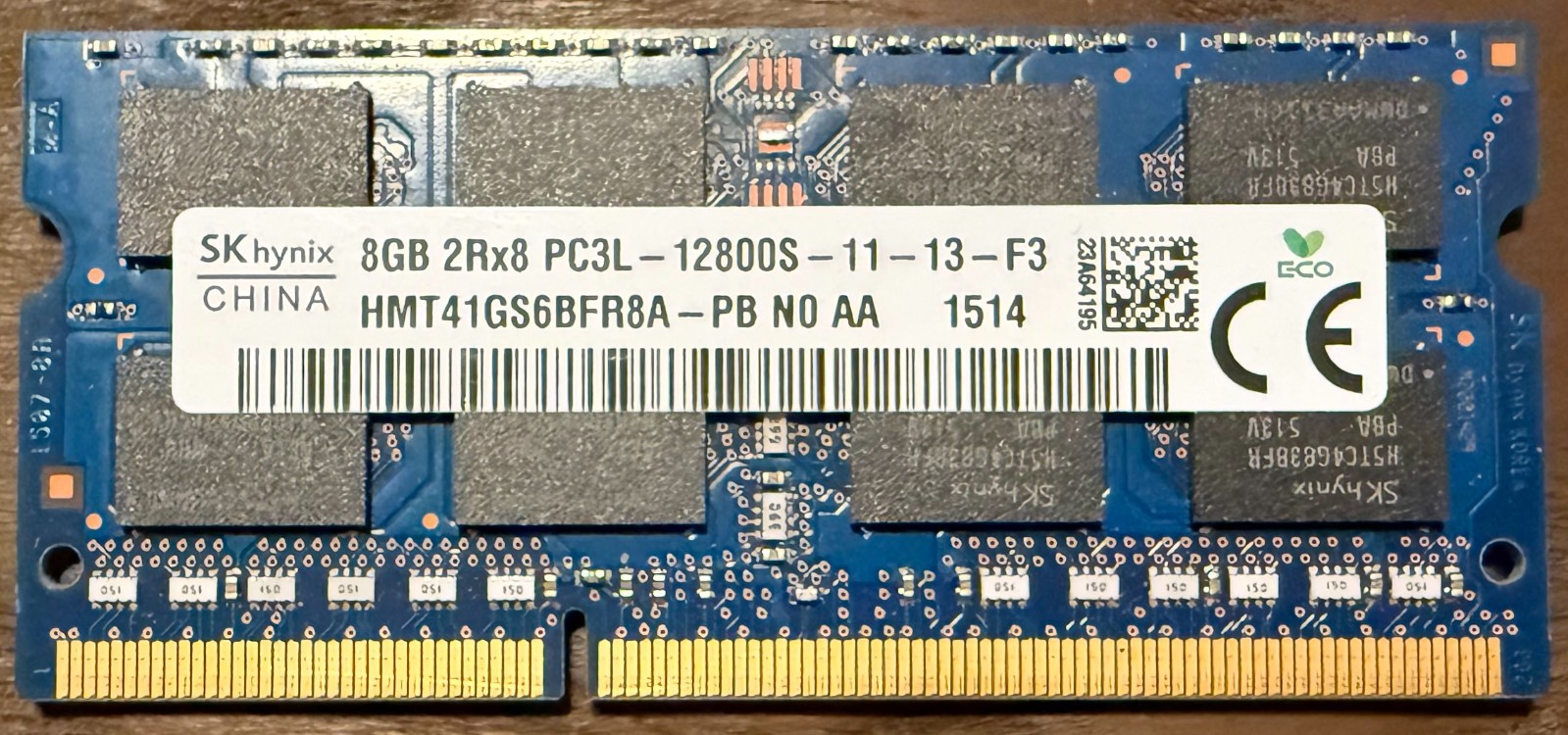 SK Hynix 8GB (1x8GB) PC3L-12800S DDR3 SODIMM