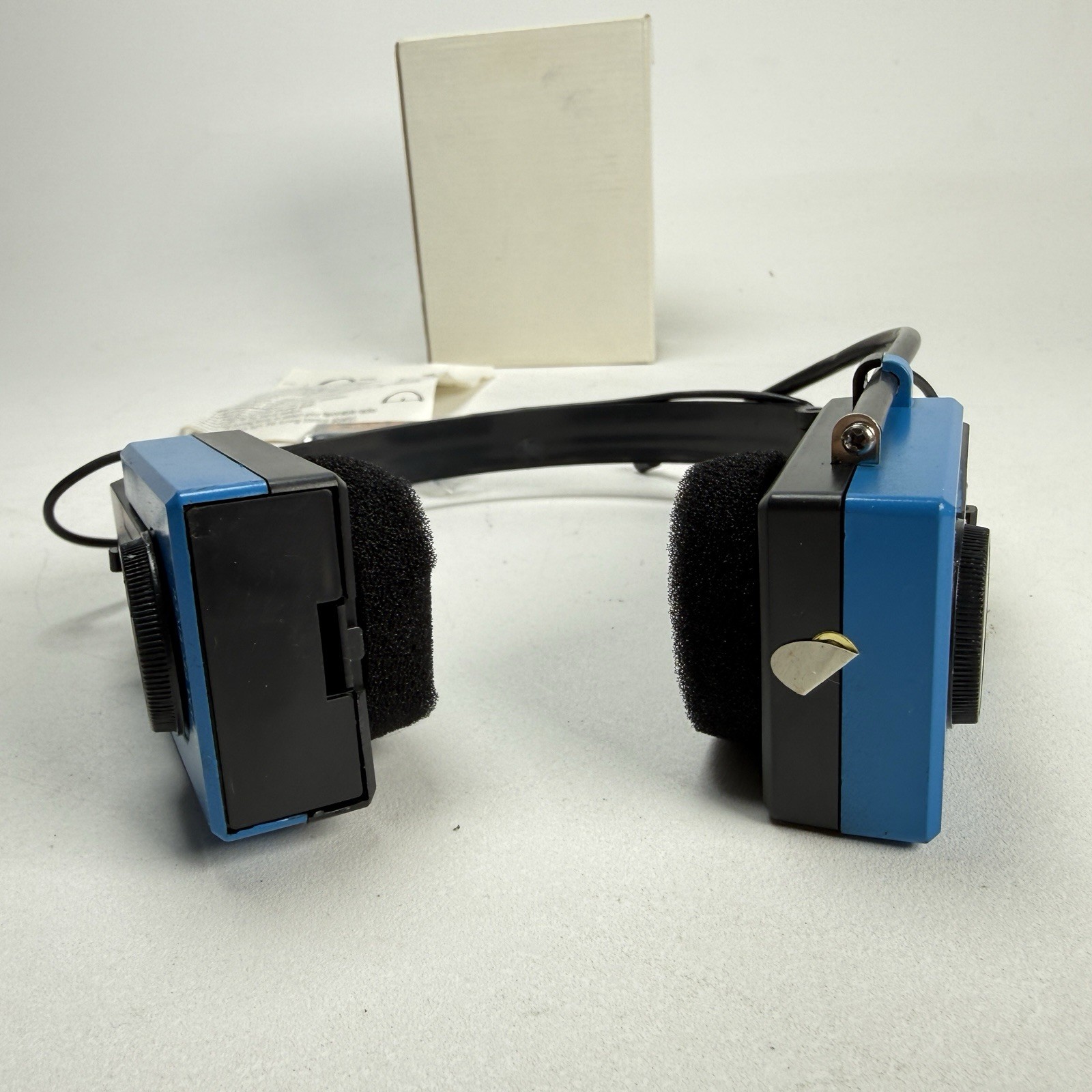 Retro Radio Headphones Blue Black