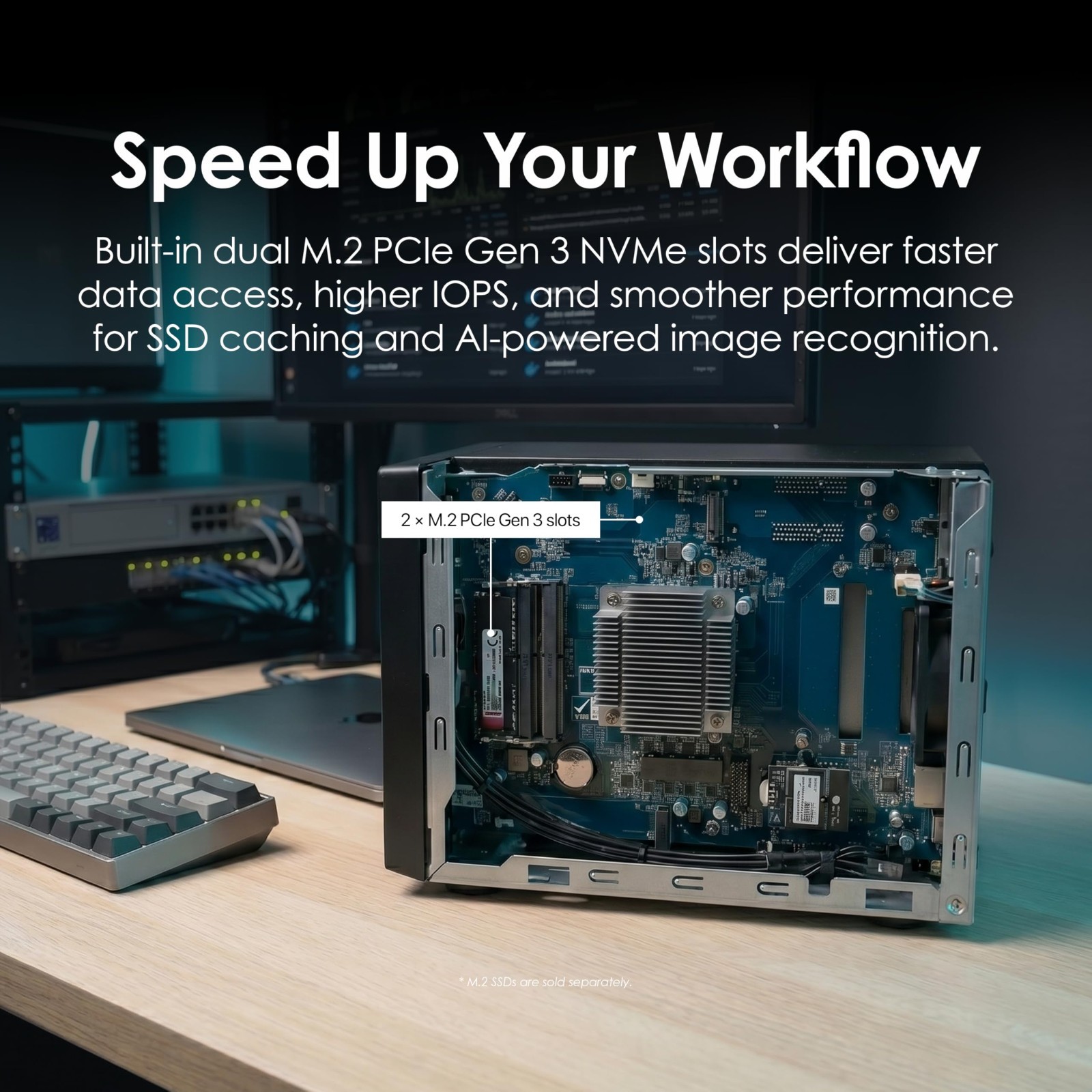 QNAP TS-873A-8G-US 8 Bay Ryzen Desktop NAS 2 x 2.5GbE & PCIe Gen3 (Diskless)