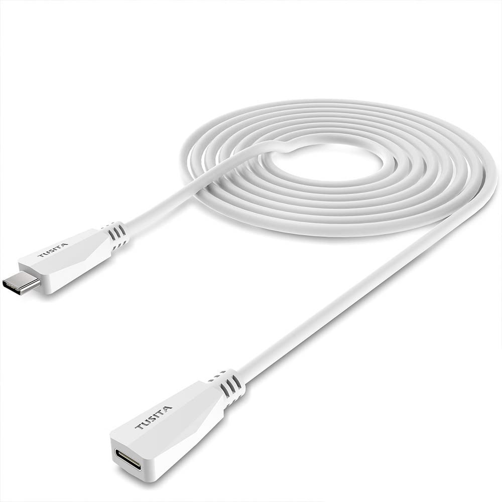 TUSITA Power Extension Cable (20Ft/6M) – USB C,Male to Female