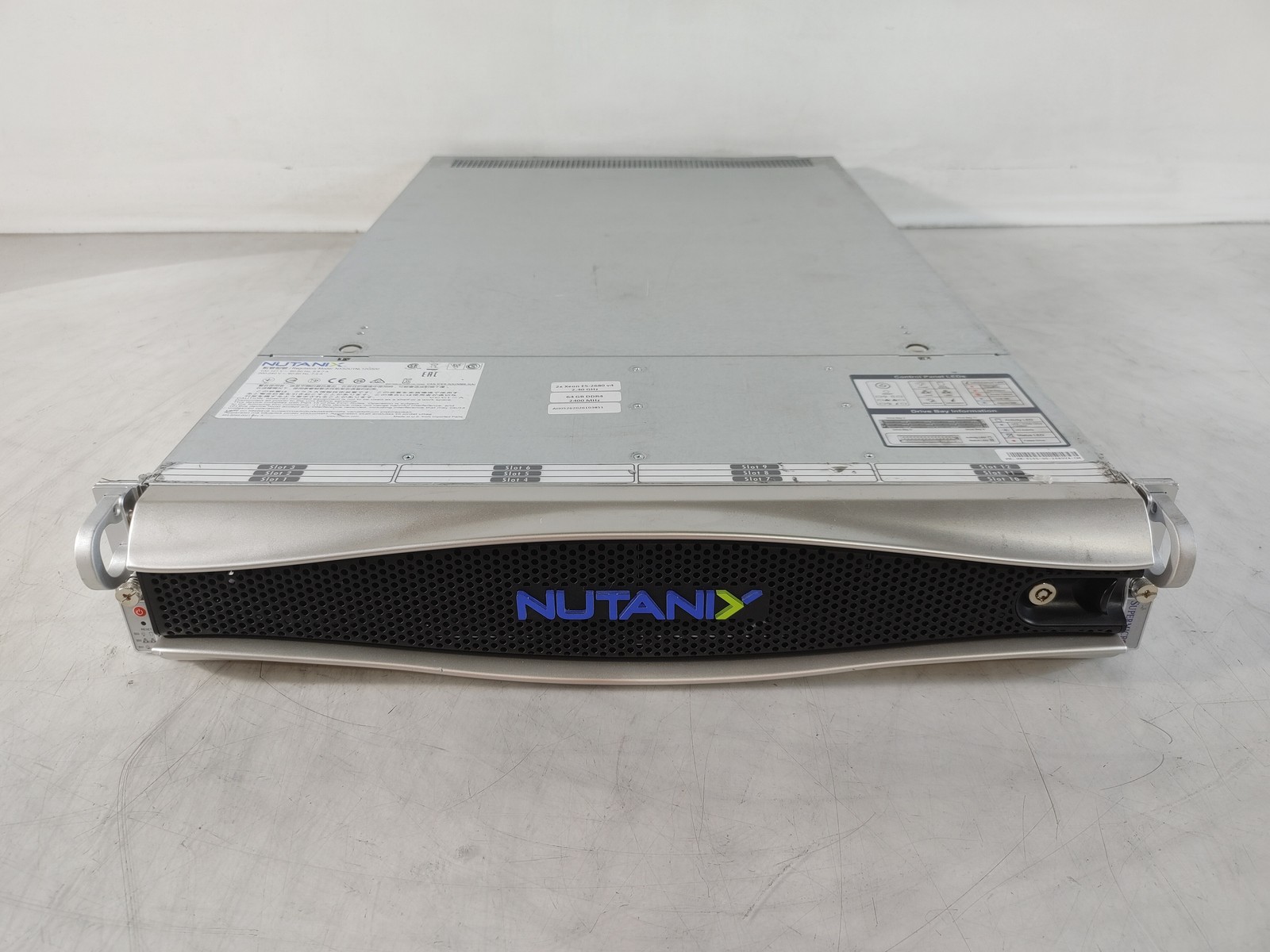 SuperMicro NXS2U1NL 12G500 2.40 GHz Intel Xeon E5-2680 v4 64 GB DDR4 Storage