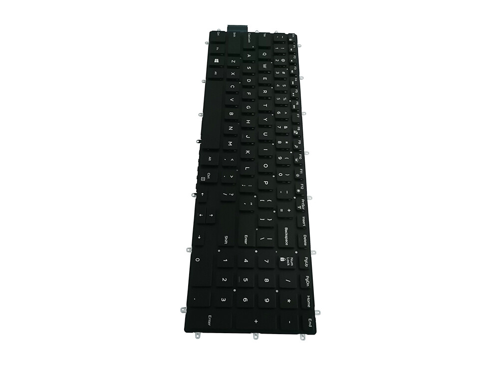 White Fonts Backlit Keyboard Black US For Dell G5 5590 5587 G7 7790 7590 7588