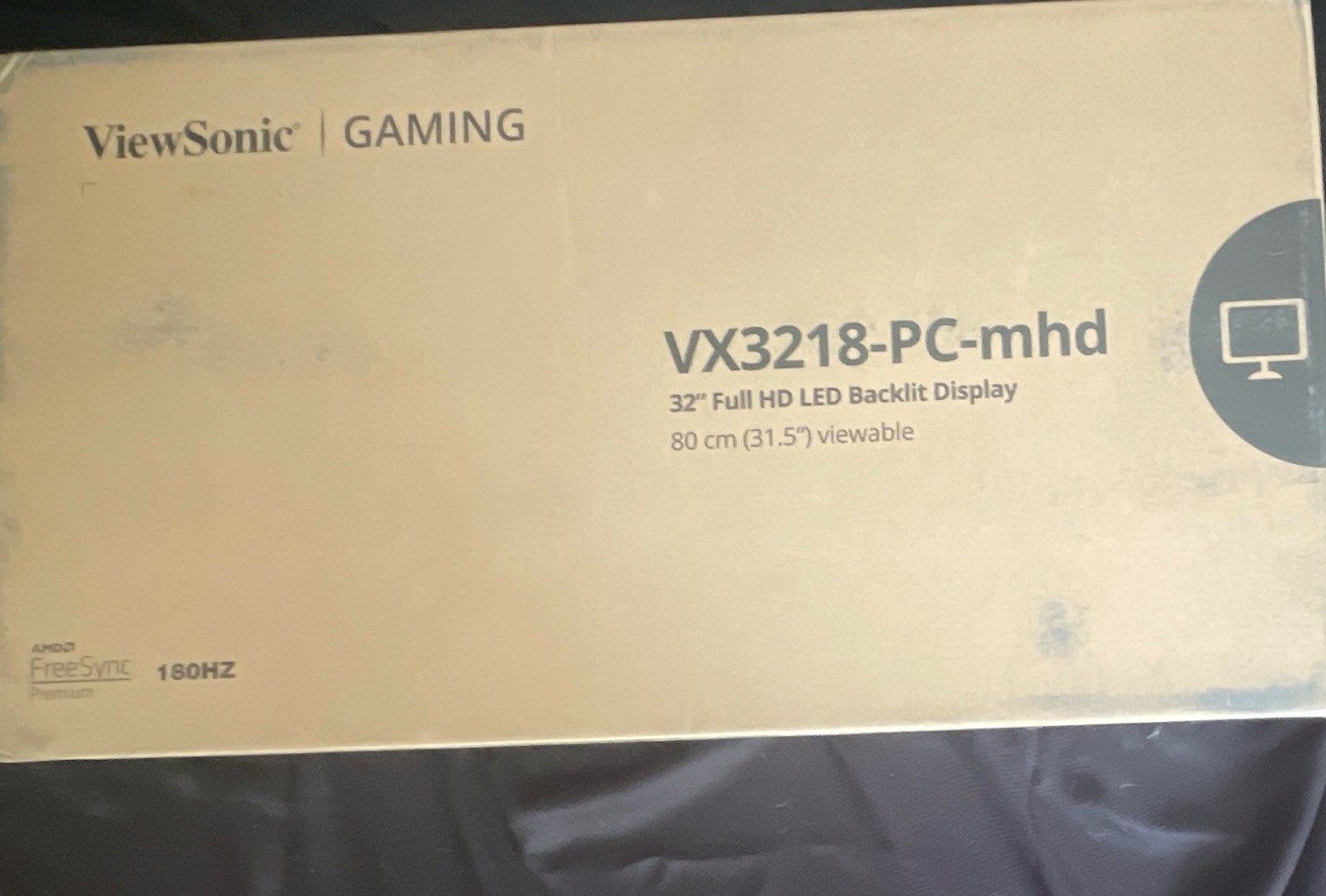 ViewSonic VX3218-PC-mhd 32″ Full HD 180Hz LED Gaming Monitor FreeSync Prem
