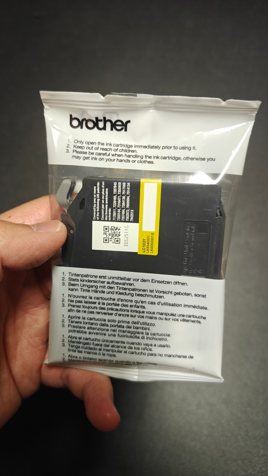 Open Box Genuine Brother LC103XL Color 2PK Ink Cartridge Missing Cyan Exp05/2028