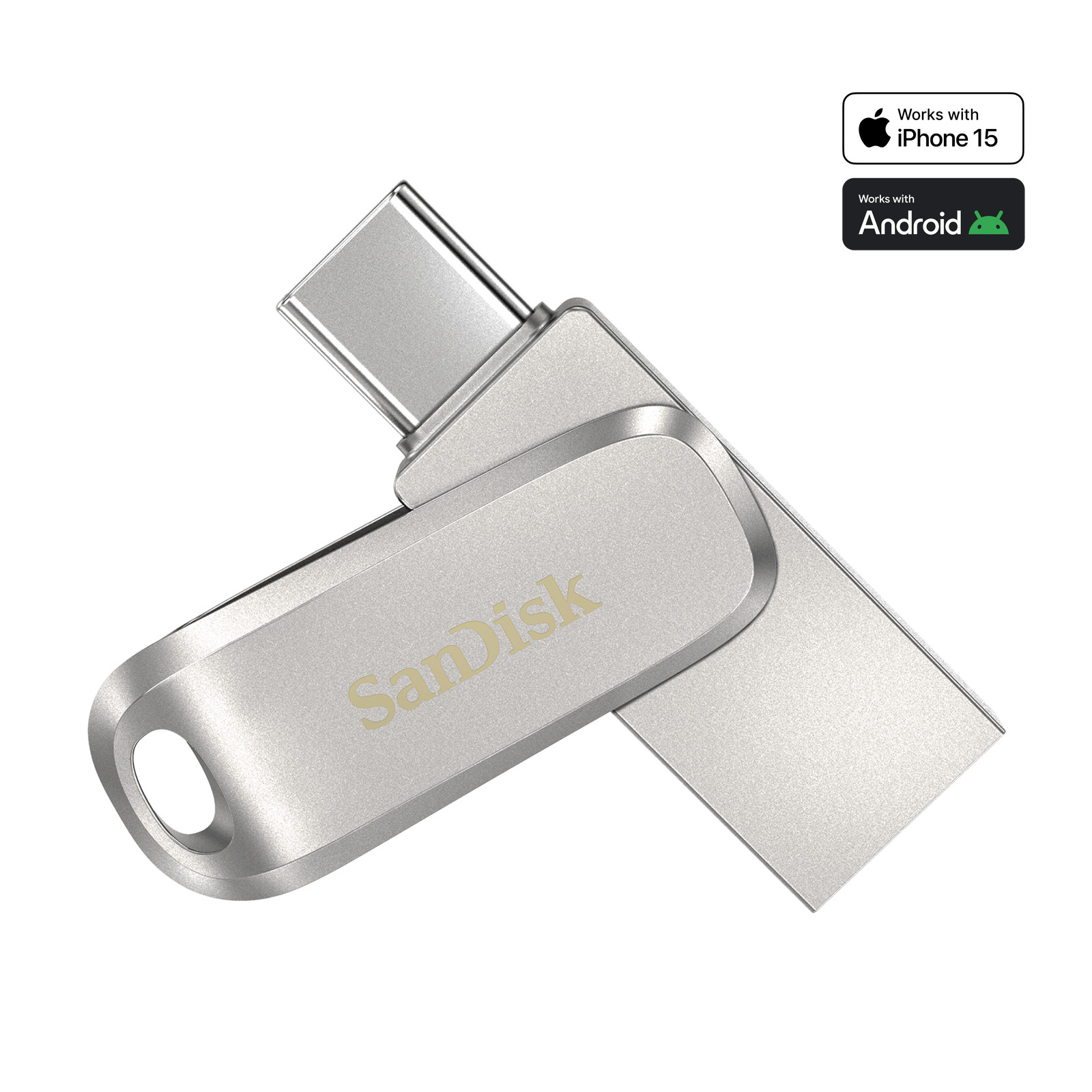 SanDisk 128GB Ultra Dual Drive Luxe USB Type-C Flash Drive – SDDDC4-128G-G46