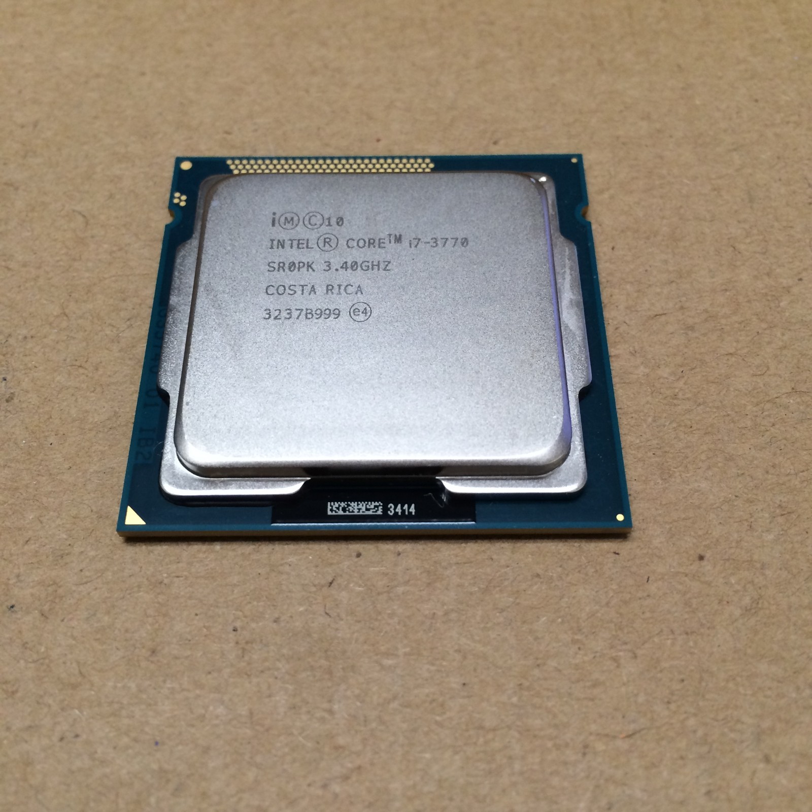 Intel Core i7-3770 3.40GHz Quad-Core CPU Processor SR0PK LGA1155