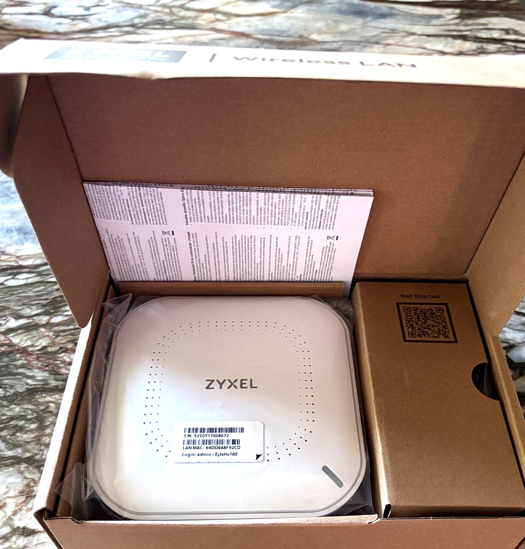 ZYXEL NWA90AX Pro AP Dual Band IEEE 802.11a/g/n/ac/ax 2.34 Gbit/s NIB