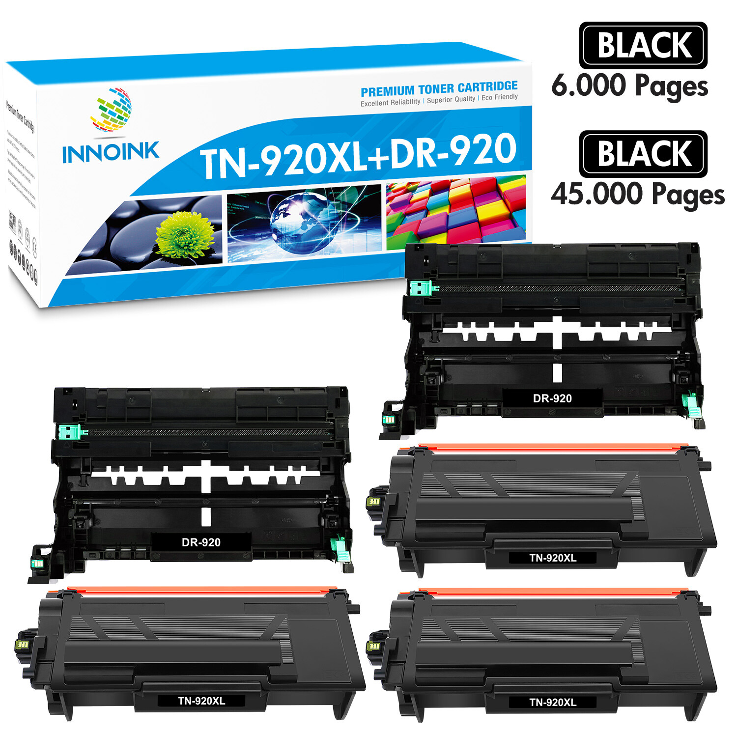 DR920 & TN920 XL Compatible With Brother HL-L6217DW HL-L6415DW HL-L6415DW LOT