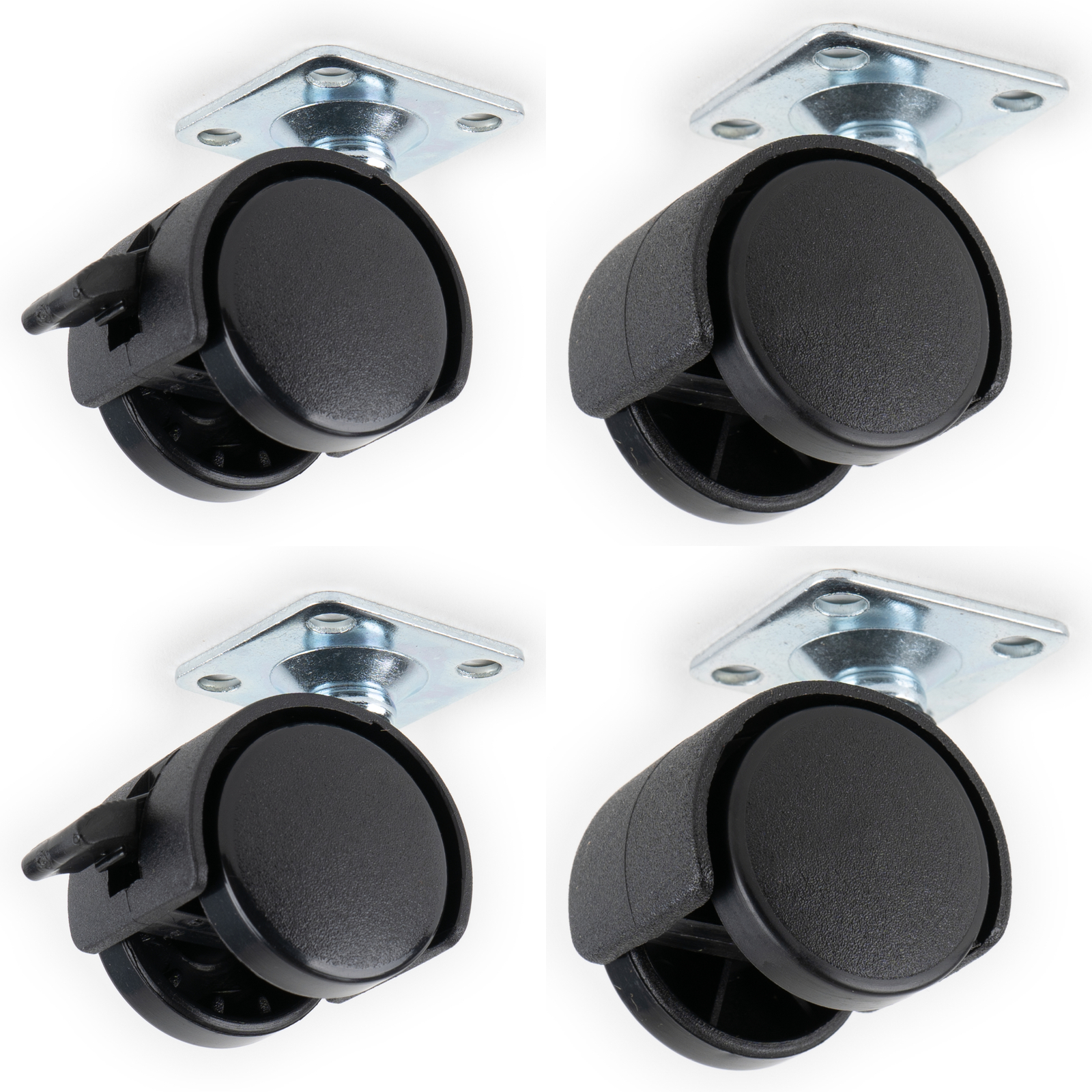 Set of 4x Wheels for HAF 932 & X Cases by Cooler Master