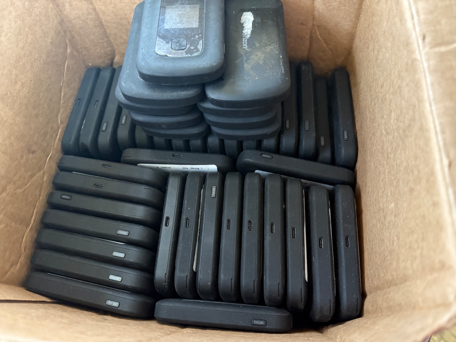 Lot of 76 Verizon Orbic Speed RC400L Mobile Wi-Fi Hotspot 4G LTE ORB400LBVZRT