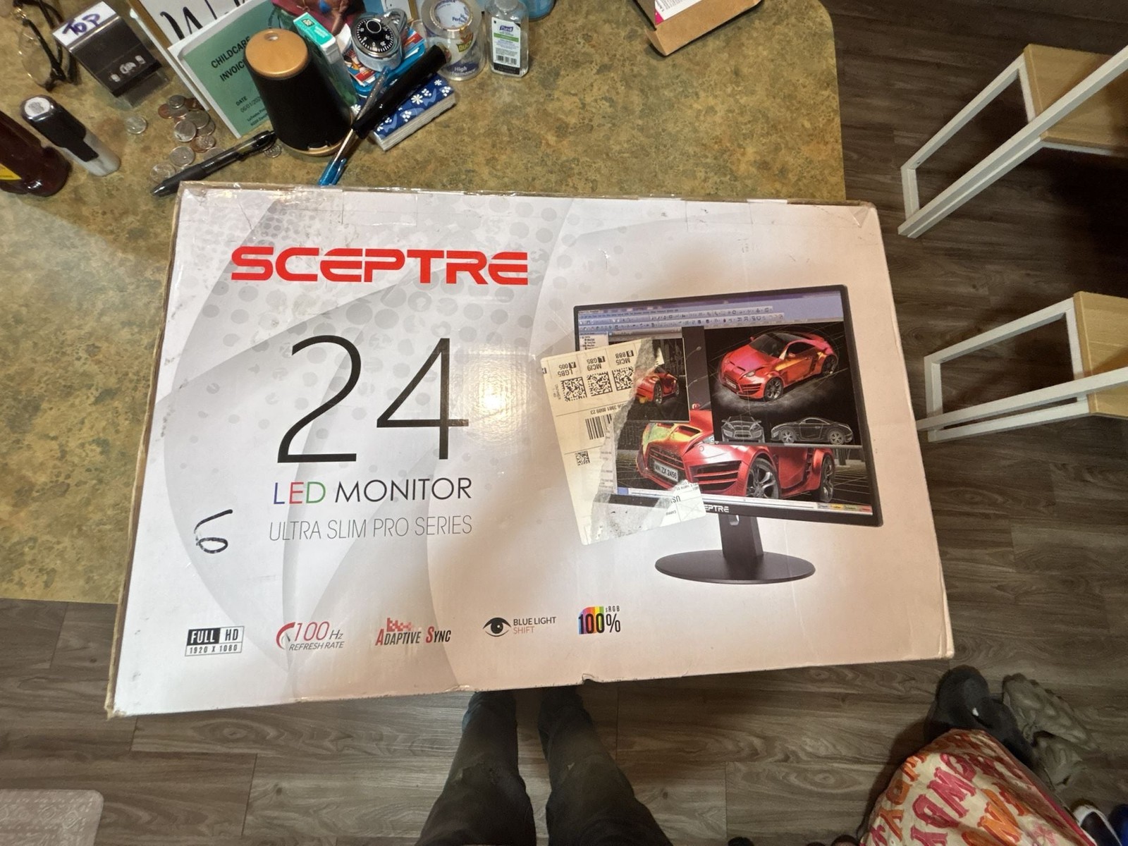 Sceptre 24″ LED Monitor Ultra Slim Pro Series 100Hz Full HD