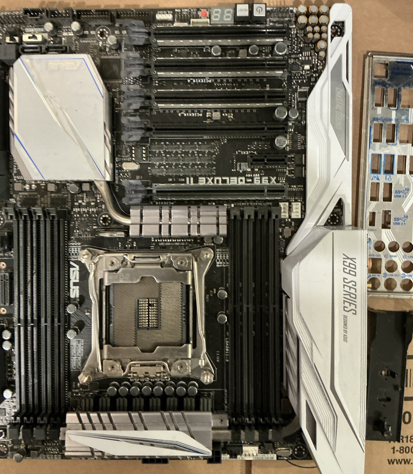 ASUS X99 DELUXE II Motherboard X99 LGA 2011-3 DDR4 M.2 ATX SLI CrossFire