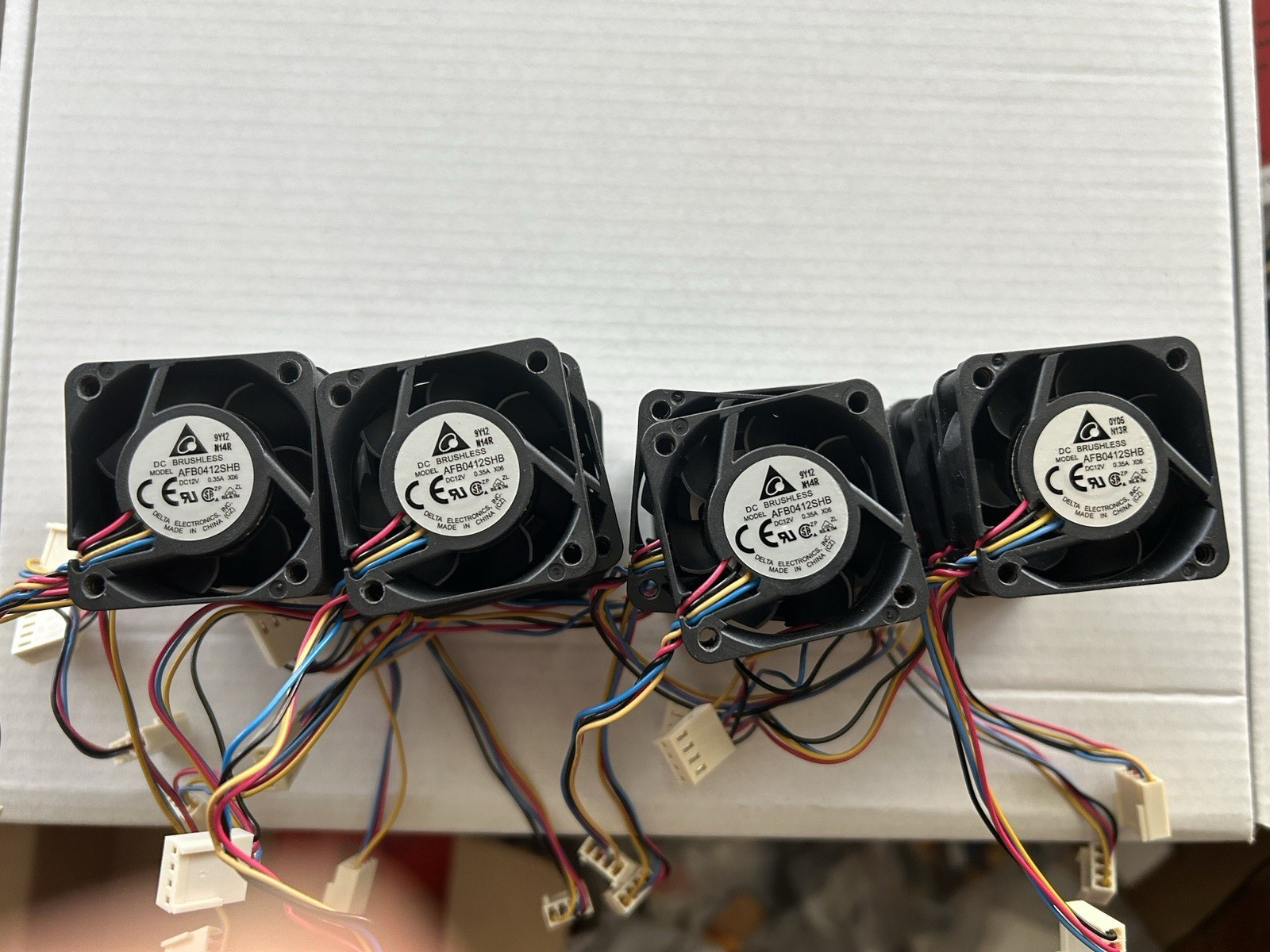 20 PCS – NEW Delta 40x40x15mm 4-Pin PWM 11000RPM 14.8CFM Two Ball DC 12V