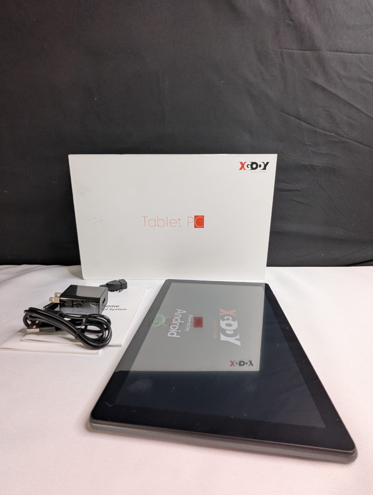 Xgody N02 Pro ‎Black 128GB Storage 8GB RAM 10 Inch Screen Android Tablet PC