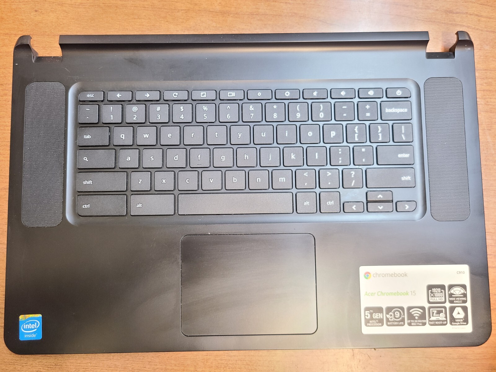 ACER CHROMEBOOK C910-C37P C910 KEYBOARD TOUCHPAD TOP CASE PALMREST EAZRF003020