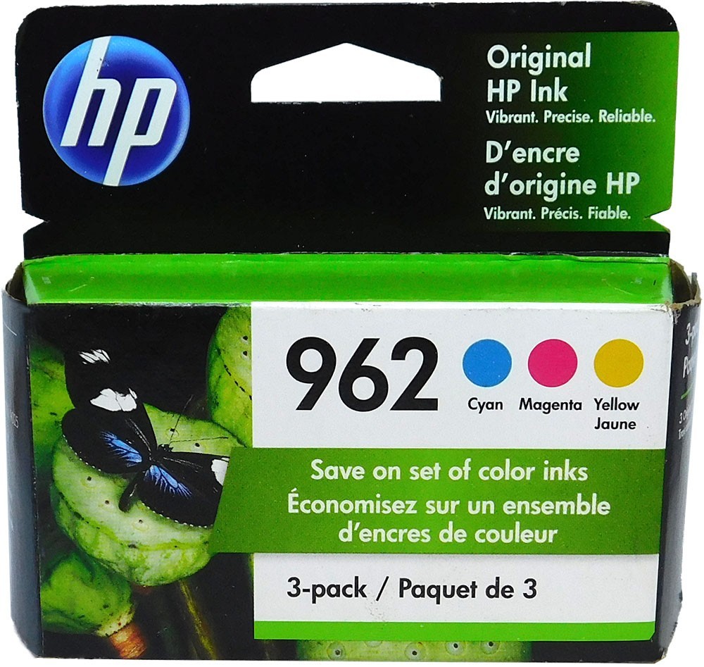 HP 962/3YP00AN 3 Pack Color Combo Ink Cartridge – New in Box