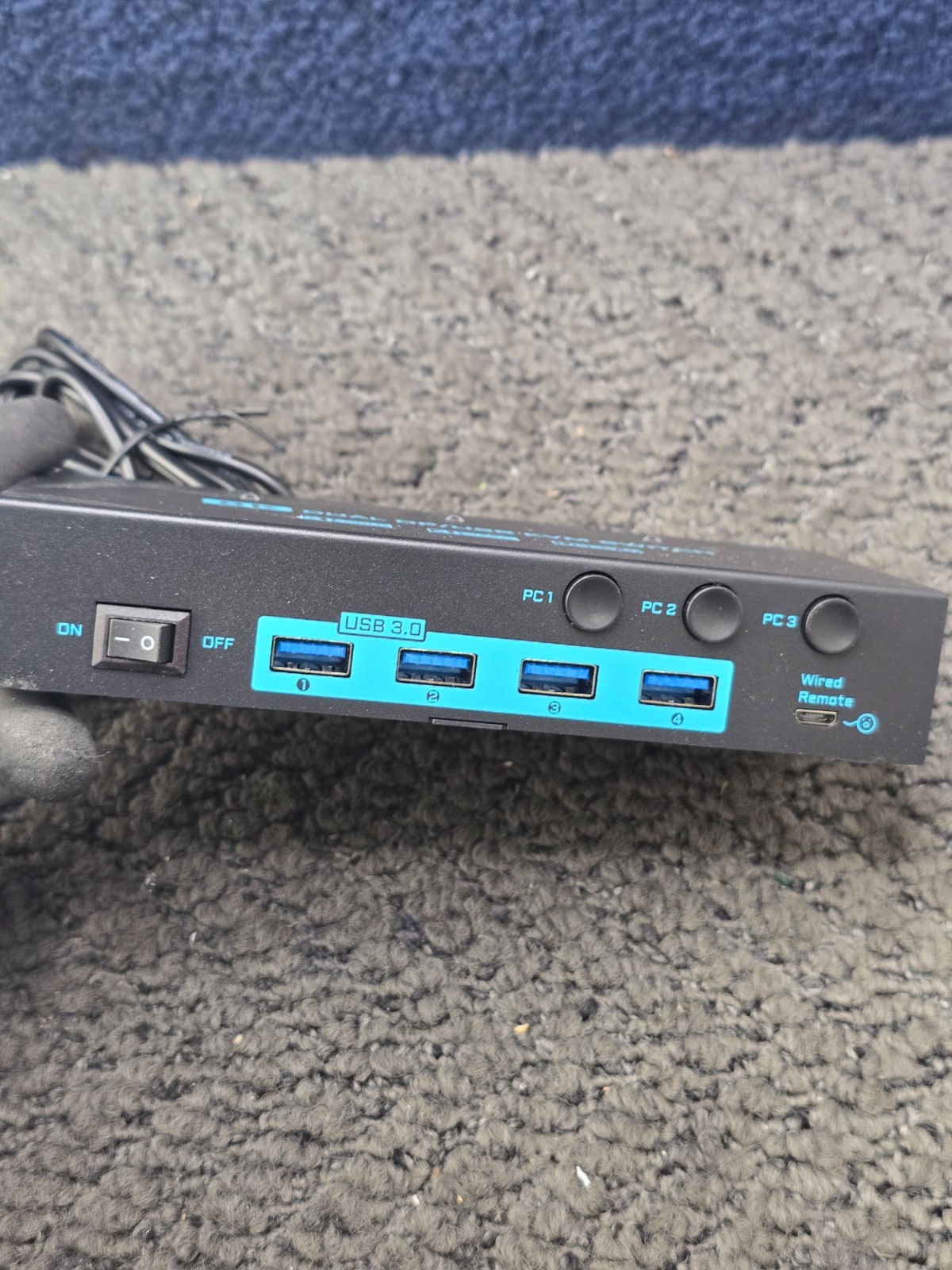 KCEVE 8K Dual DP/USB KVM Switch, Black 8K 30Hz, 4K 144Hz, USB 3.0