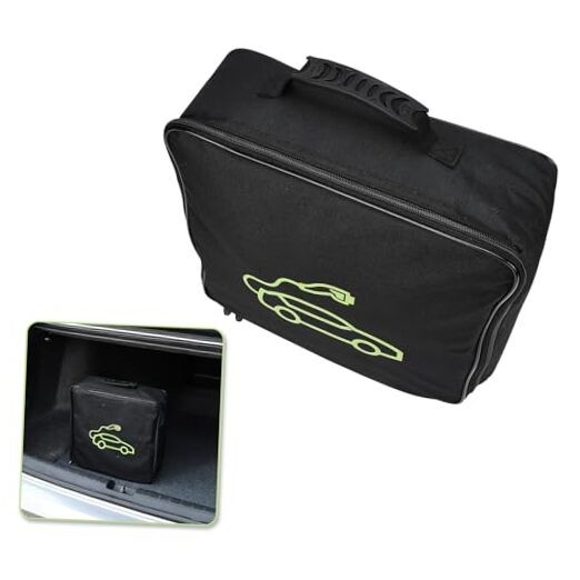 Waterproof EV Charging Cable Storage Bag Organizer, Heavy Duty Portable EV