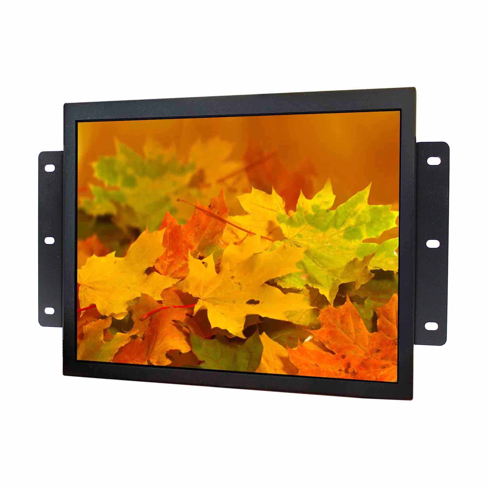 12.1in 1024×768 Capacitive Touch LCD Monitor Metal Case Black Industiral Monitor