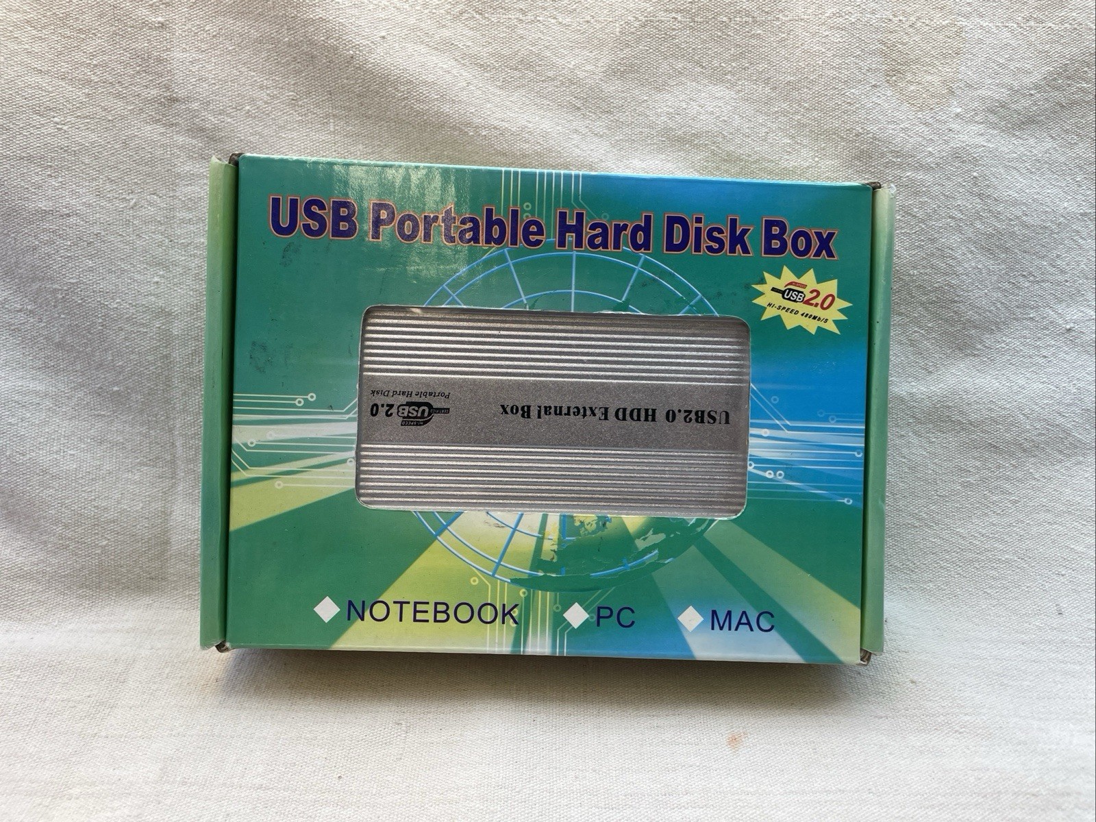 USB Portable Storage External Hard Disk Box