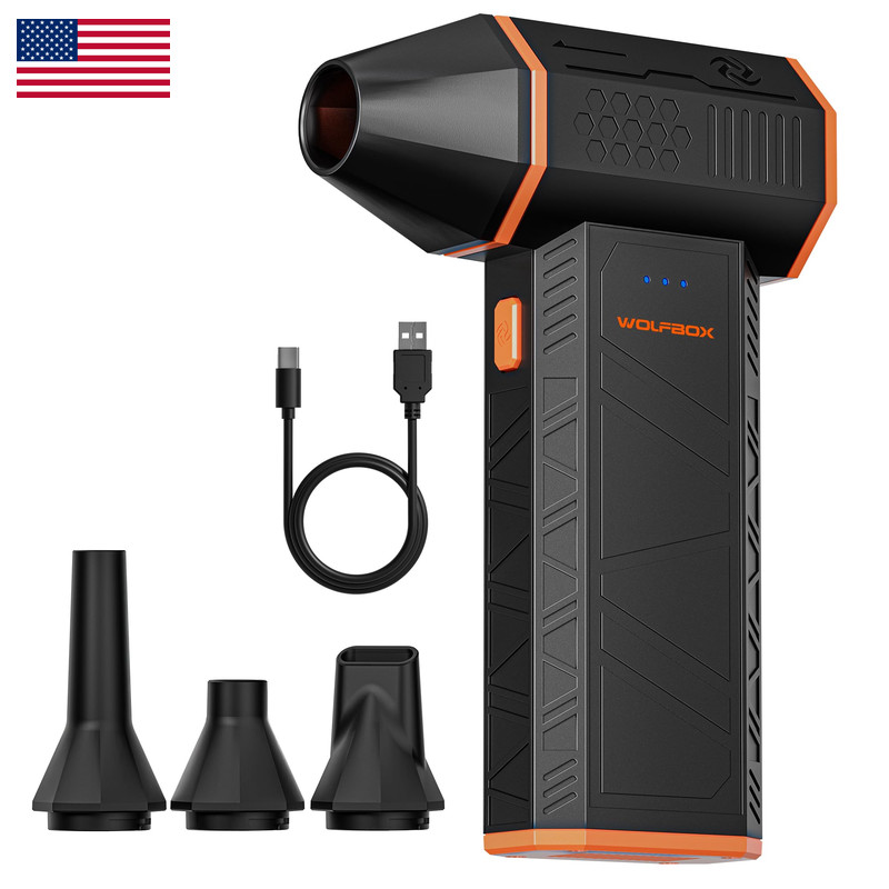 Wolfbox Mf50 Compressed Air Duster-110000Rpm Super Power Electric Air Duster