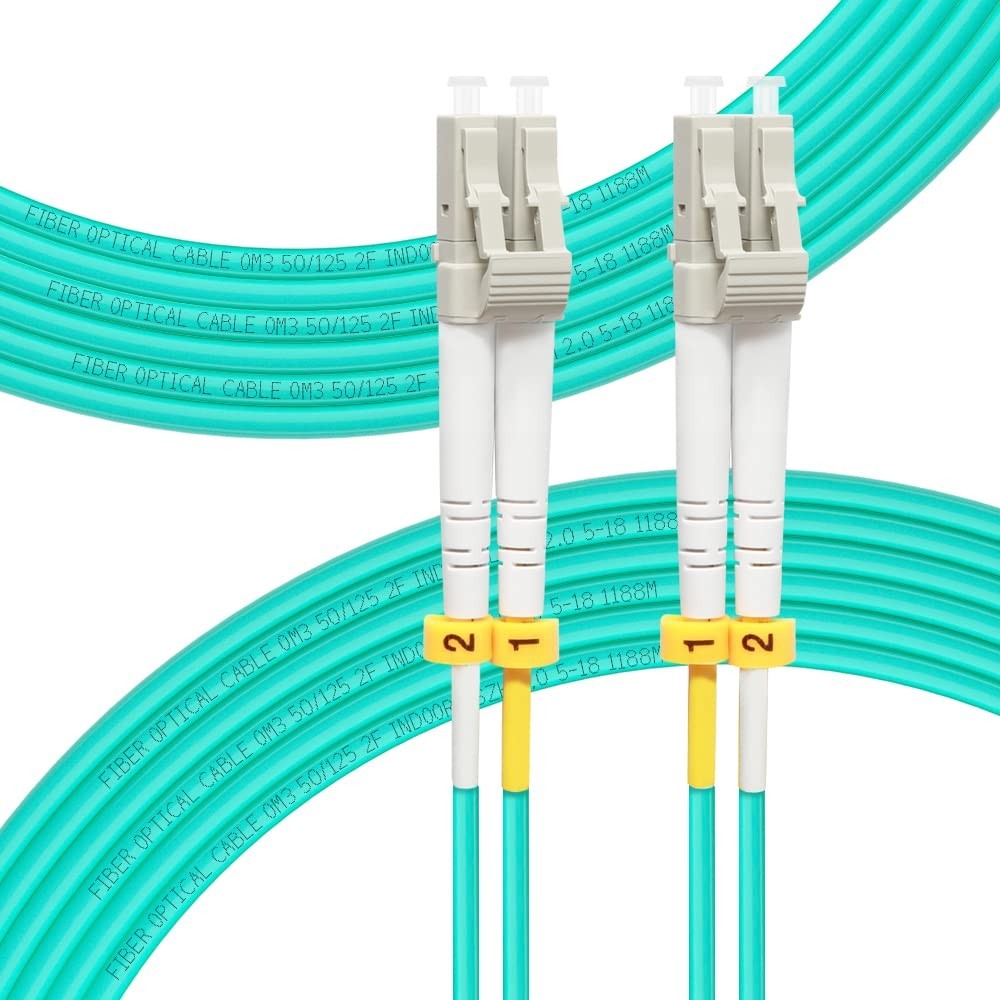 High-Density 8M LC-LC Fiber Optic Cable – 10GB Multimode with Zirconia Ferrules