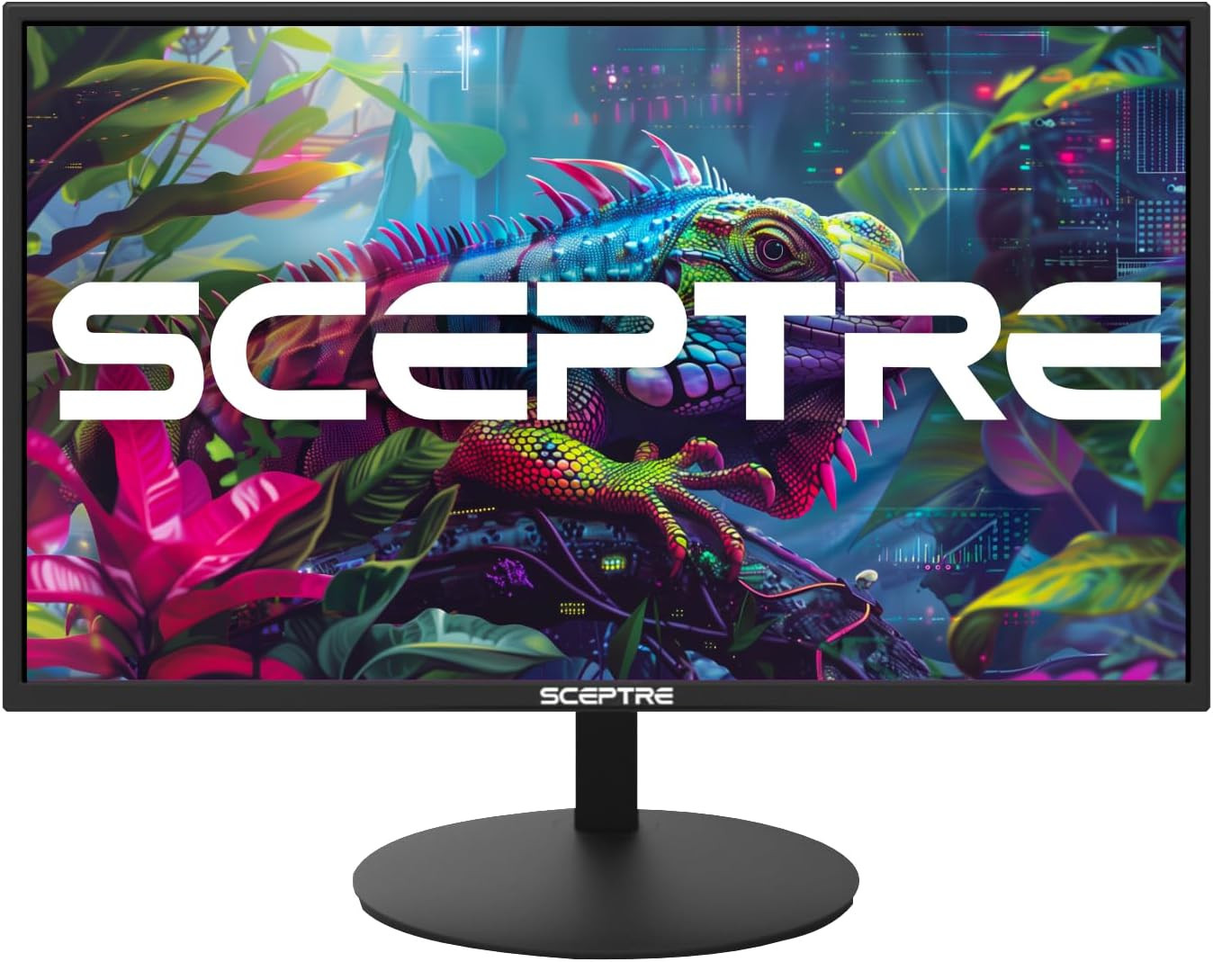 27″ 1080P LED Monitor, 99% sRGB, HDMI/VGA, Built-In Speakers, Black