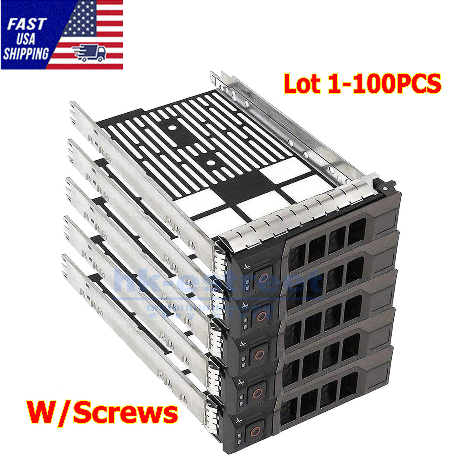 Lot 3.5” Tray Caddy For Dell T430 T630 R630 R730XD R720 R710 KG1CH F238F X968D