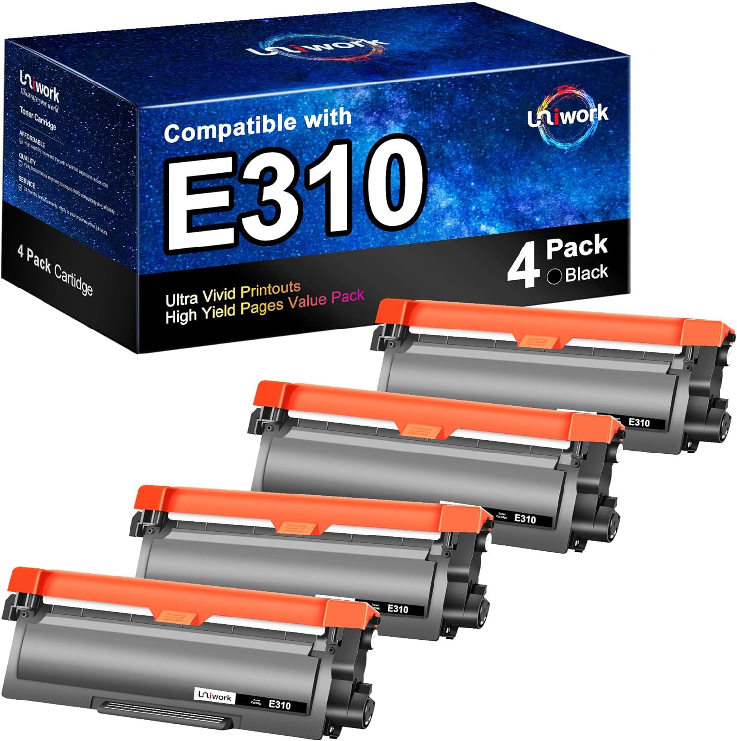 Compatible E310Dw Toner Cartridge Replacement for Dell E310Dw Toner Cartridge P7