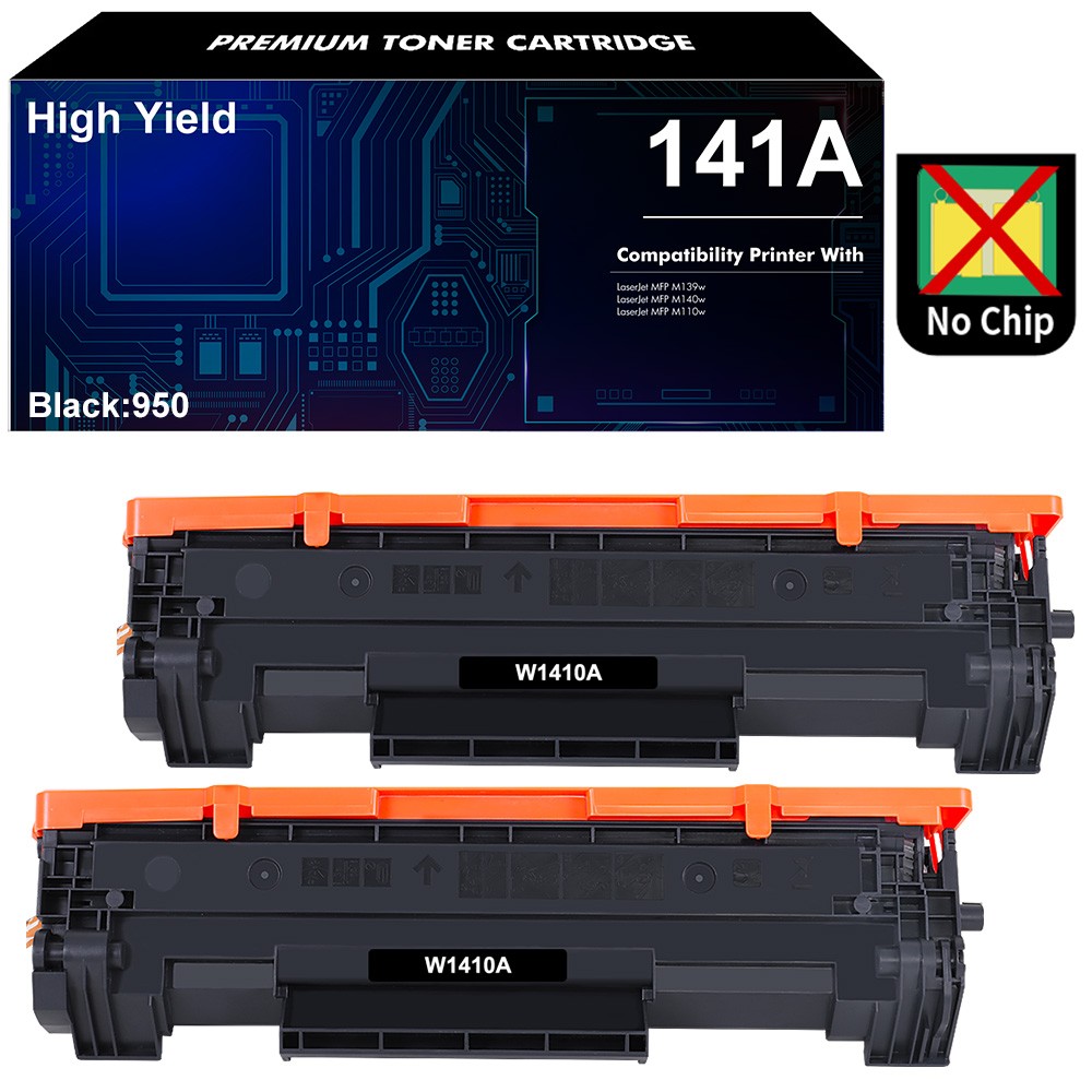 1-4PK W1410A 141A Fits HP 141A LaserJet MFP M139we M140we M110we M140w No Chip