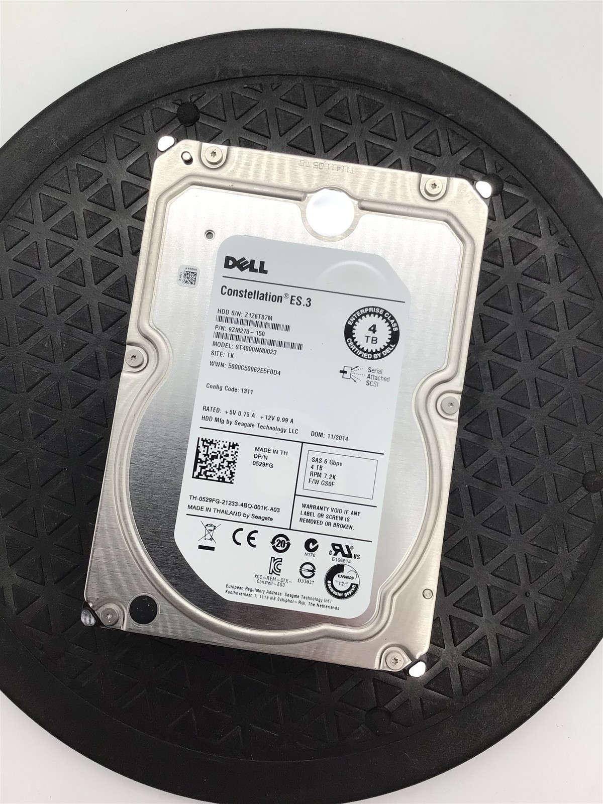 Dell Constellation ES.3 ST4000NM0023 4TB 7200 RPM 3.5″ Enterprise Hard Drive