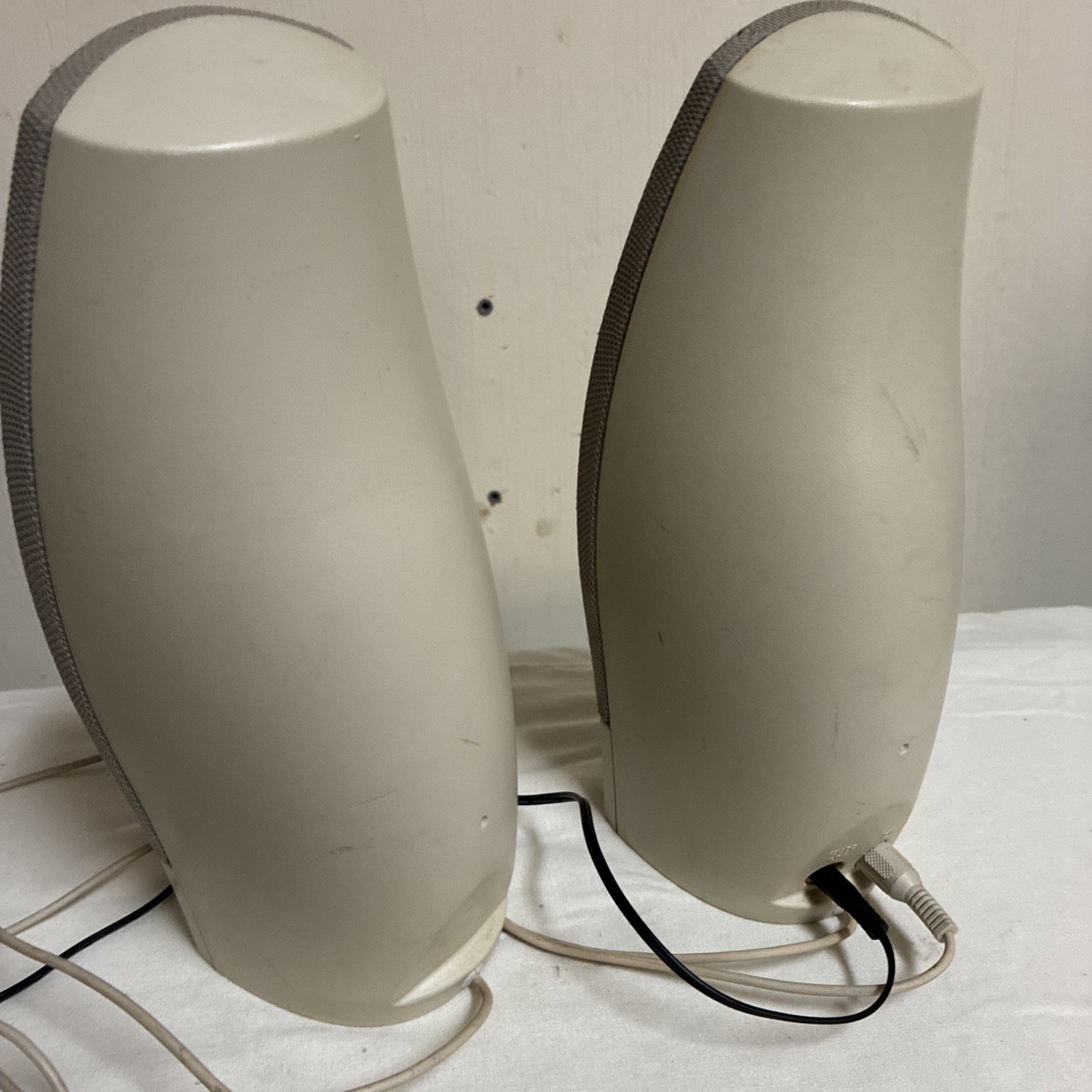 JBL Pro Compaq Vintage Computer Speakers 387767-001 Tested Working