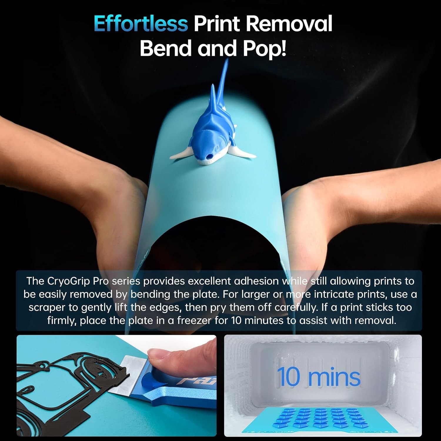 Smooth Bottom Prints – Special Material Texture Build Plate