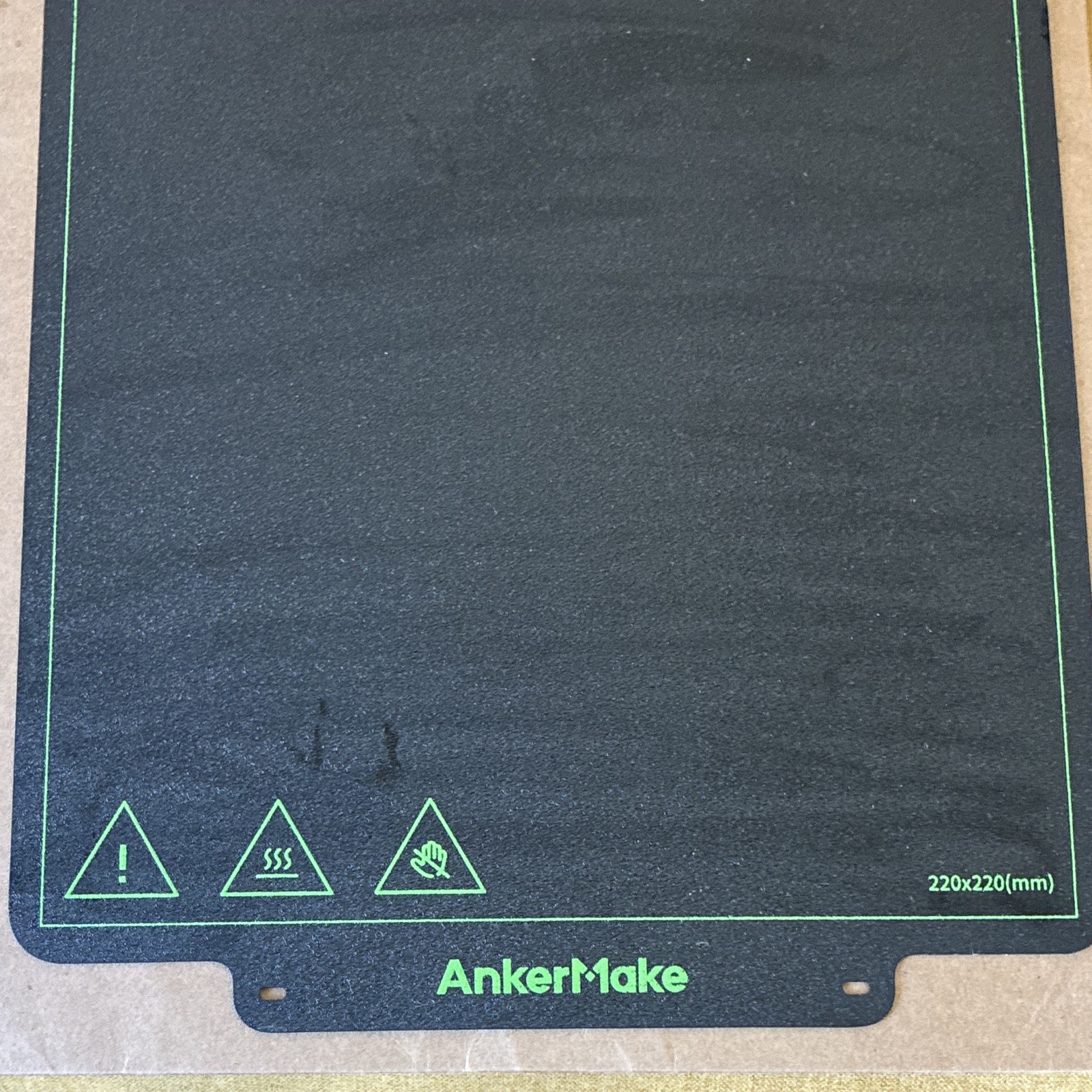 AnkerMake 220x220mm Heated Bed Build Plate Print Bed Surface, Black (textured)