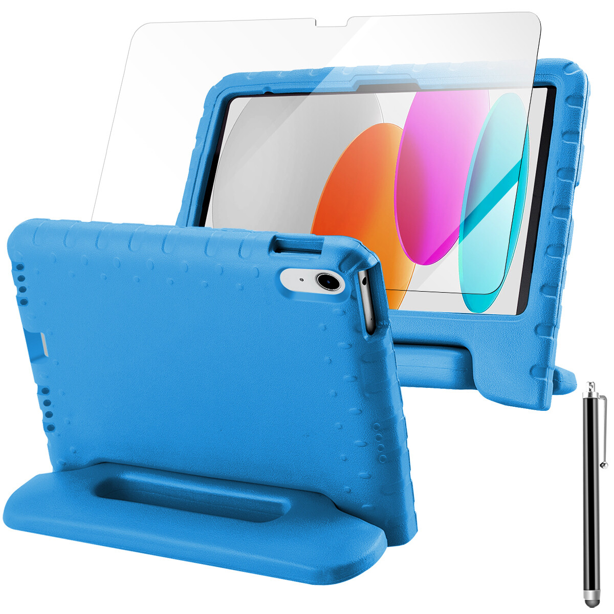 For Apple iPad A16 11 in 2025 EVA Case Shockproof Heavy Duty Stand Bumper Cover