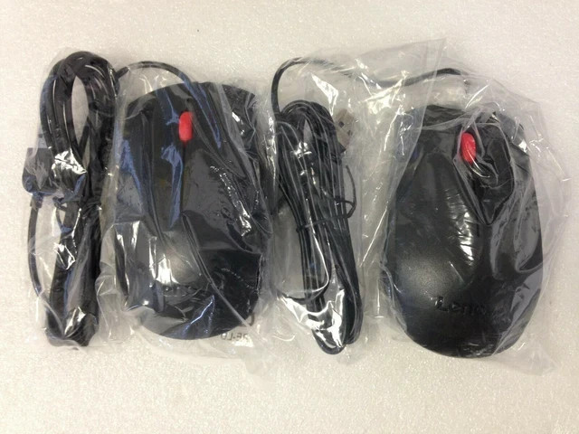 Lenovo OEM USB Wired Optical Mouse 00PH133 SM50L24506 1000 DPI NEW