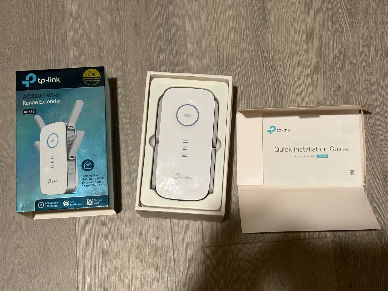TP-Link AC2600 WiFi Extender RE650, Up to 1733Mbps