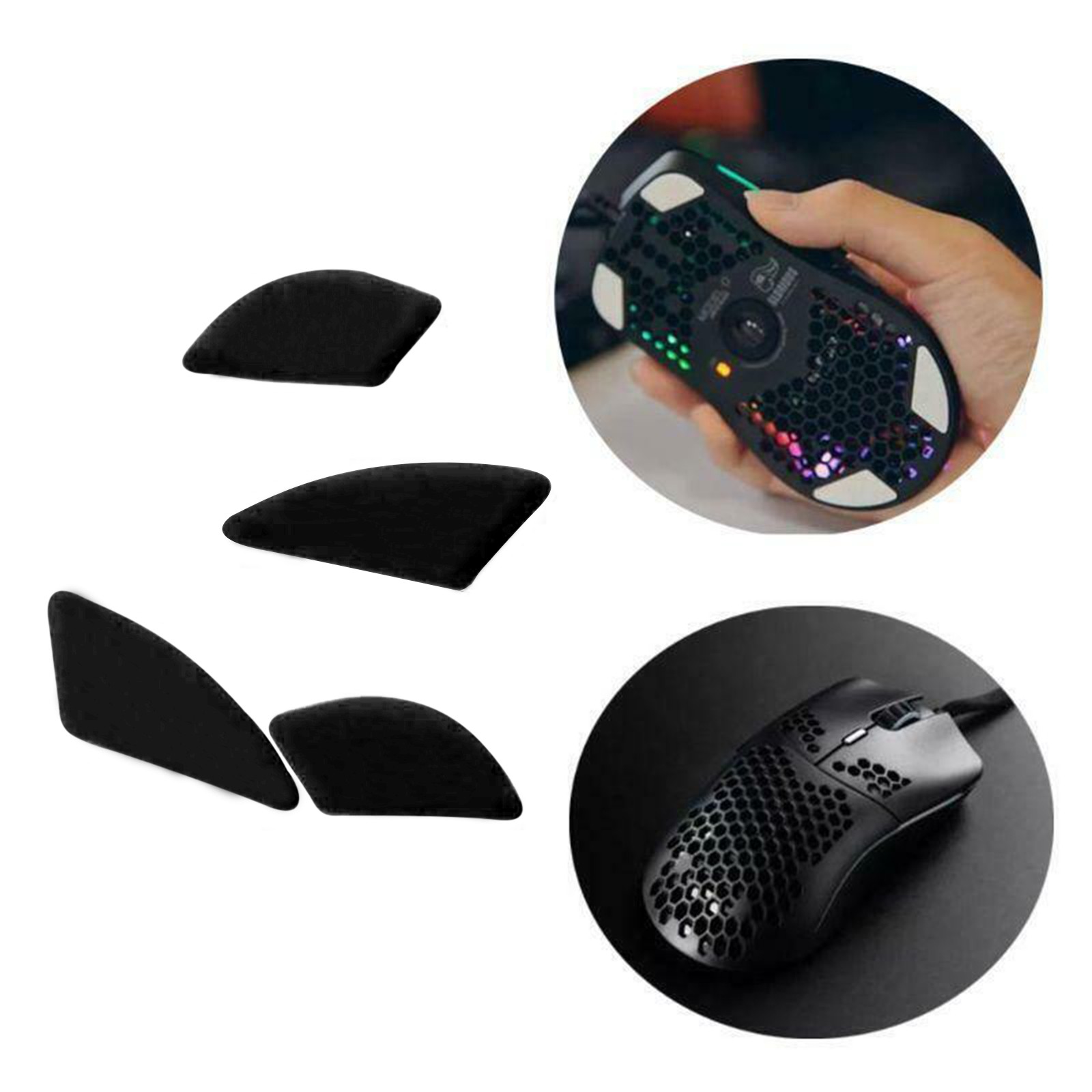 0.6mm Thickness Mouse Skates Feet Skating Stickers Kit for Glorious Model O Odin