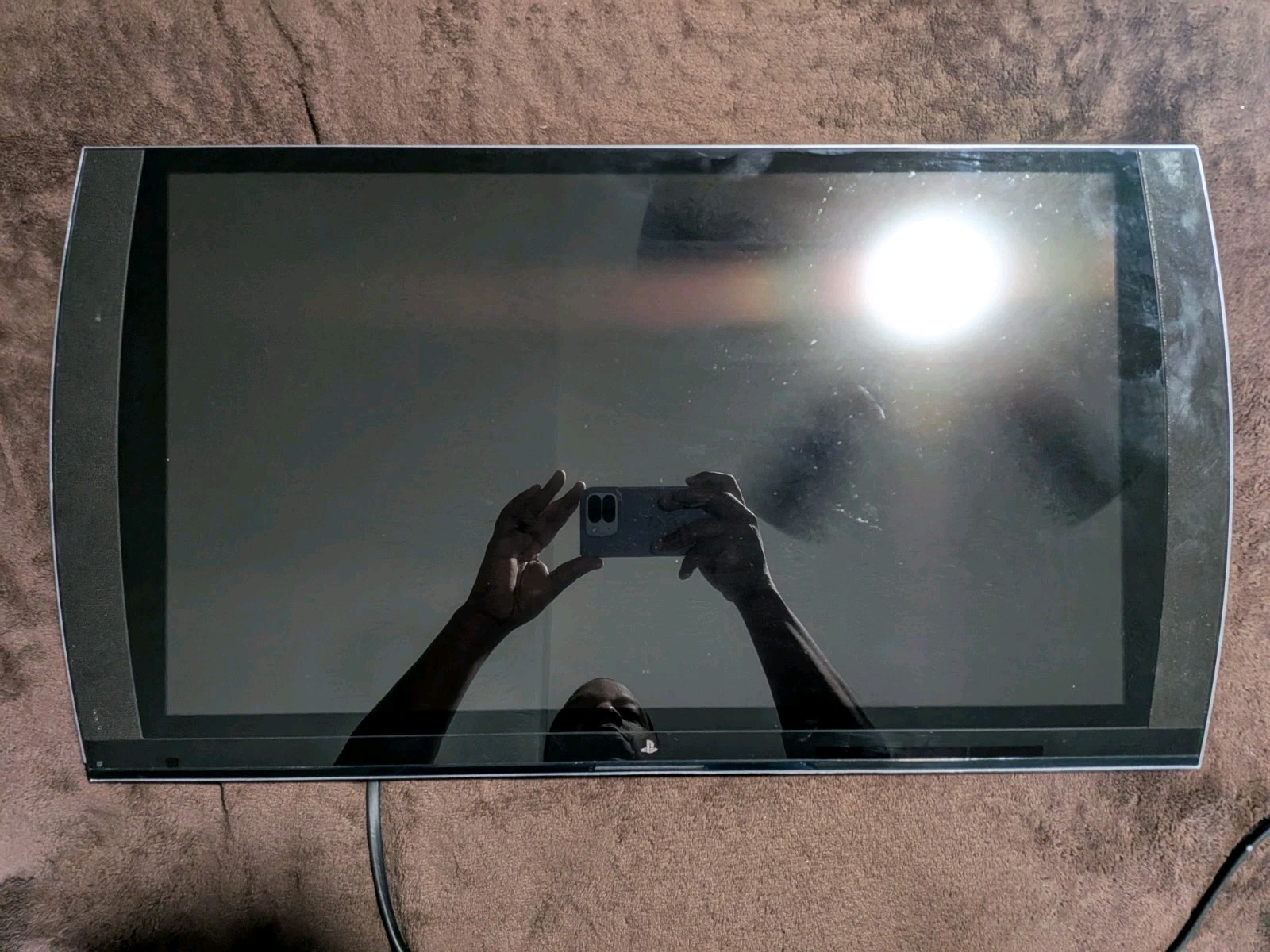 Sony PlayStation 3D Display TV Monitor CECH-ZED1U Tested No Remote,Glasses,Stand