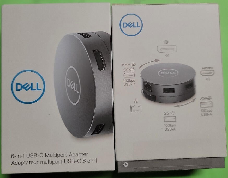 Dell DA305 Mini Docking Station Multiport Adapter Portable USB-C 6-in-1 Open box