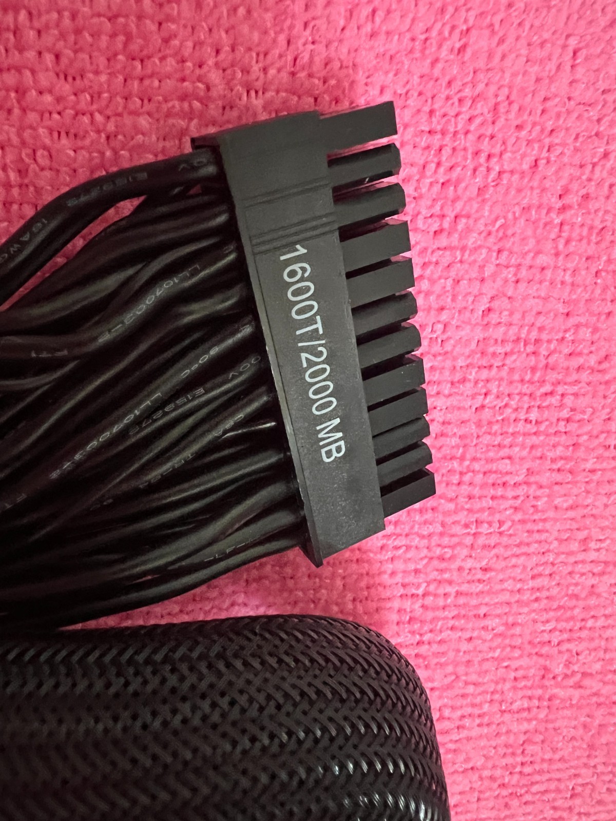EVGA SUPERNOVA 18P+10P TO 24 PIN MOTHER BOARD CABLE FOR 650-1600W G3 P3 G5