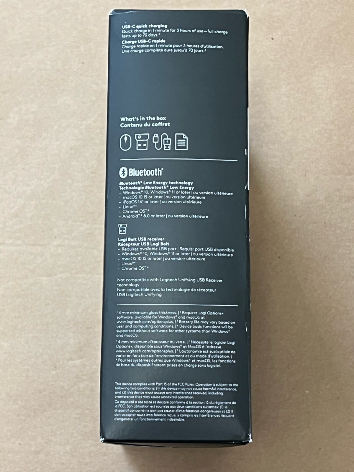 NEW LOGITECH MX MASTER 3S PERFORMANCE WIRELESS MOUSE COLOR: BLACK PN: 910-006556