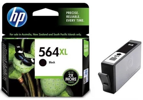 Genuine HP 564XL Black Ink High Yield Cartridge New Sealed EXP 04/2024