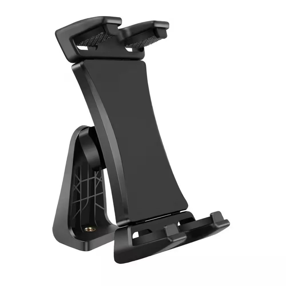 Ipad Tripod Mount Adapter 360° Rotatable Universal Tablet Clamp Holder for Devic