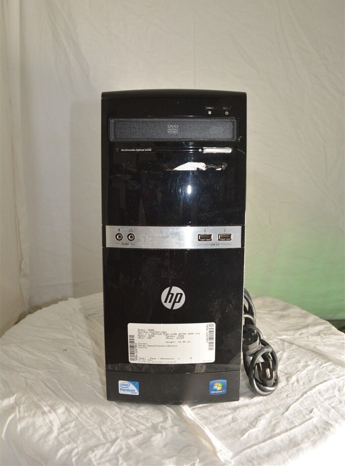 HP 500B MT VS875UT-ABA Desktop PENTIUM DUAL-CORE E5700 3GHz 4GB 160GB