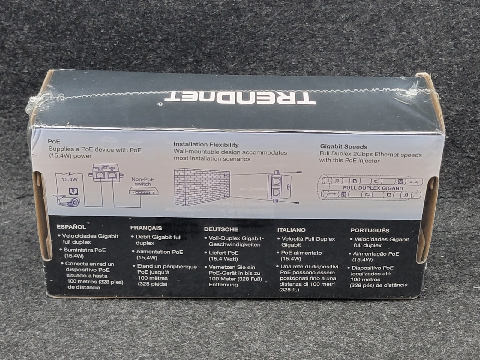 TRENDnet Gigabit Power Over Ethernet (POE) Injector [Brand New / Sealed]