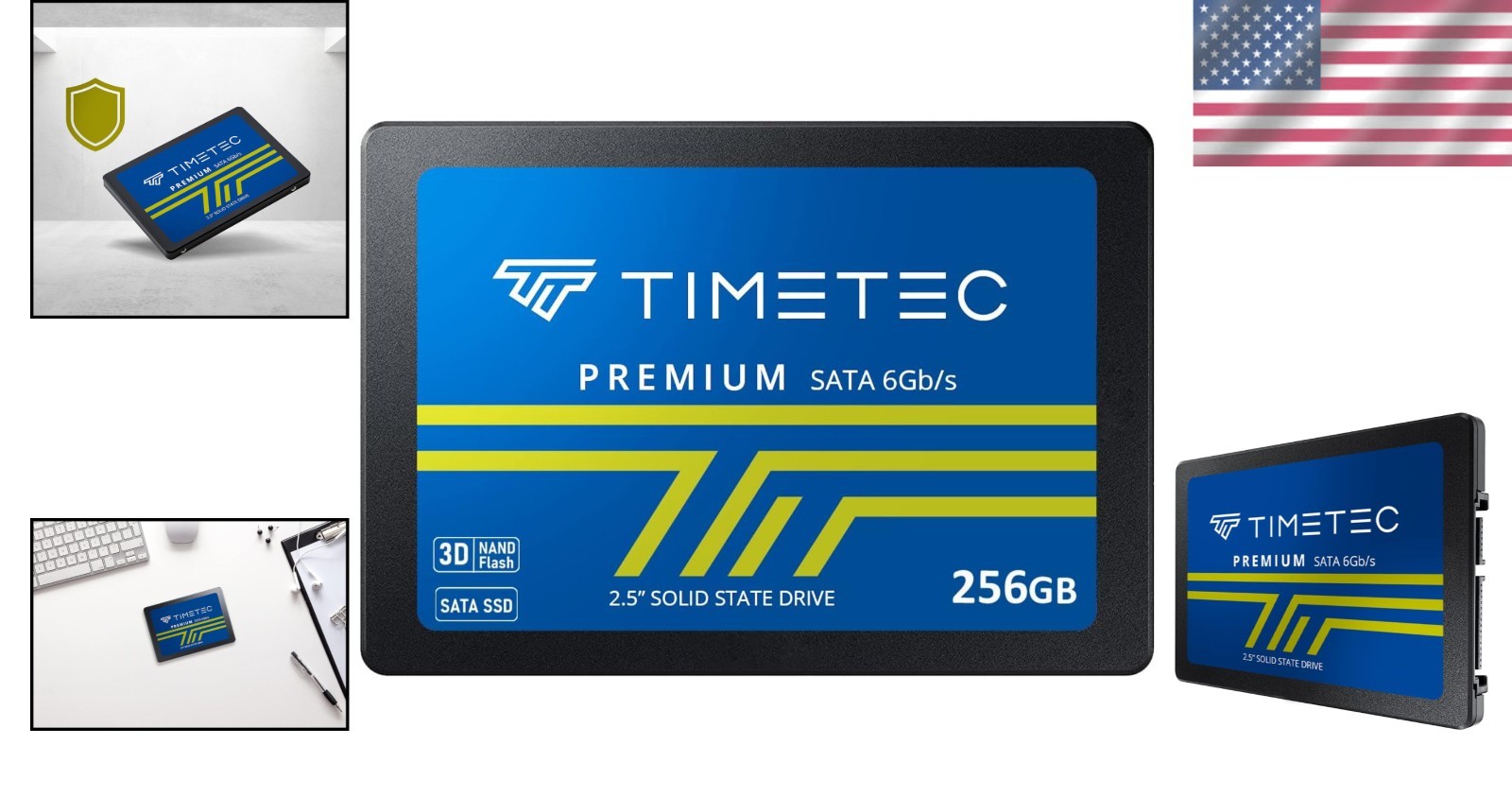Advanced 256GB 3D NAND SSD with 550 MB/s Read Speed – Ideal for PCs & Laptops