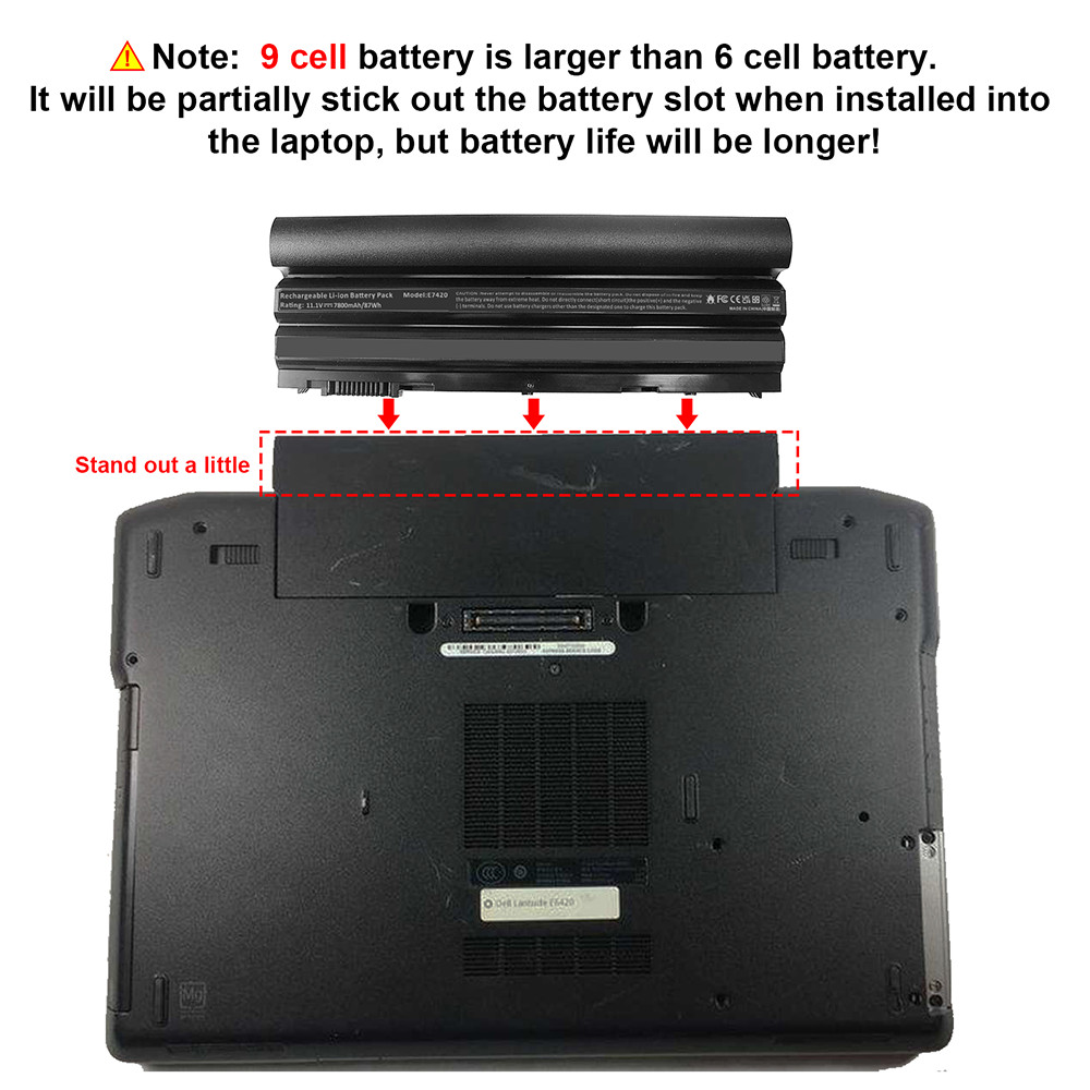 ✅Battery For Dell Latitude E6440 E5430 E5520 E5530 E6420 E6430 E6520 E6540 T54FJ